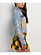 Ed Hardy Dragon Panther Blue Denim Moto Crop Jacket - Thumbnail image 6 of 7