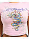 Ed Hardy Dragon Pink Crop T-Shirt - Thumbnail image 3 of 3