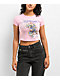 Ed Hardy Dragon Pink Crop T-Shirt - Thumbnail image 1 of 3