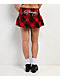 Ed Hardy Dragon Red Plaid Skirt - Thumbnail image 2 of 6