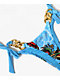 Ed Hardy Dragon Rhinestone Blue High Leg Bikini Bottom - Thumbnail image 4 of 6