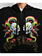 Ed Hardy Dragon Skull Rhinestone Black Zip Hoodie - Thumbnail image 3 of 5