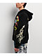 Ed Hardy Dragon Skull Rhinestone Black Zip Hoodie - Thumbnail image 4 of 5