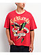 Ed Hardy Eagle Rhinestone Red Boxy T-Shirt - Thumbnail image 1 of 4