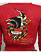 Ed Hardy Eagle Tiger Red Crop Zip Hoodie - Thumbnail image 5 of 9