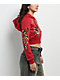 Ed Hardy Eagle Tiger Red Crop Zip Hoodie - Thumbnail image 6 of 9