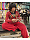 Ed Hardy Eagle Tiger Red Crop Zip Hoodie - Thumbnail image 8 of 9