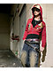 Ed Hardy Eagle Tiger Red Crop Zip Hoodie - Thumbnail image 9 of 9