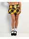 Ed Hardy Eagle Yellow Plaid Skirt - Thumbnail image 1 of 4