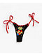 Ed Hardy Eternal Love Rhinestone Black High Leg Bikini Bottom - Thumbnail image 5 of 6