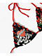 Ed Hardy Eternal Love Rhinestone Black Triangle Bikini Top - Thumbnail image 6 of 8