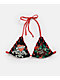 Ed Hardy Eternal Love Rhinestone Black Triangle Bikini Top - Thumbnail image 8 of 8