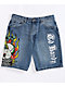 Ed Hardy Fire Cobra 2K Wash Skate Shorts - Thumbnail image 6 of 7