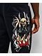 Ed Hardy Fire Lord Navy Wash Baggy Sweatpants - Thumbnail image 3 of 6