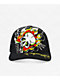 Ed Hardy Fire Skull Black Trucker Hat - Thumbnail image 1 of 2