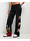 Ed Hardy Fire Skull Black Wide Leg Jeans - Thumbnail image 2 of 7