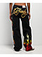 Ed Hardy Fire Skull Black Wide Leg Jeans - Thumbnail image 1 of 7