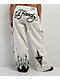 Ed Hardy Fire Skull White Cargo Pants - Thumbnail image 4 of 9