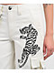 Ed Hardy Fire Skull White Cargo Pants - Thumbnail image 5 of 9