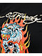 Ed Hardy Fire Tiger Rhinestone Black Cap Sleeve T-Shirt - Thumbnail image 4 of 4