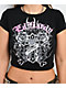 Ed Hardy Flame Cross Black Crop T-Shirt - Thumbnail image 2 of 3