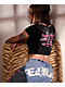 Ed Hardy Flame Cross Black Crop T-Shirt - Thumbnail image 6 of 8