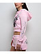 Ed Hardy Flame Cross Pink Ballerina Crop Zip Hoodie - Thumbnail image 6 of 7