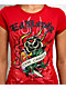 Ed Hardy Flame Rose Red T-Shirt - Thumbnail image 3 of 7