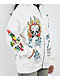 Ed Hardy Flame Skull Ivory Zip Hoodie - Thumbnail image 4 of 5