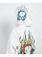 Ed Hardy Flame Skull Ivory Zip Hoodie - Thumbnail image 5 of 5