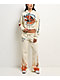 Ed Hardy Flames Cream Crop Zip Hoodie - Thumbnail image 7 of 7