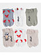 Ed Hardy Flaming Heart 6 Pack Ankle Socks - Thumbnail image 2 of 2