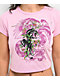 Ed Hardy Floral Panther Pink Crop T-Shirt - Thumbnail image 3 of 3