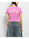 Ed Hardy Flower Diamond Pink Crop T-Shirt - Thumbnail image 2 of 3