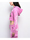 Ed Hardy Flower Skull Pink Crop Zip Hoodie - Thumbnail image 4 of 4