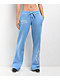Ed Hardy Flower Skulls Powder Blue Sweatpants - Thumbnail image 2 of 9