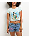 Ed Hardy Geisha Blue Crop T-Shirt - Thumbnail image 1 of 5