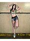 Ed Hardy Heart Dagger Blue Wash Denim Cutoff Shorts - Thumbnail image 6 of 10