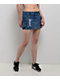Ed Hardy Heart Dagger Light Wash Denim Cargo Mini Skirt - Thumbnail image 2 of 4