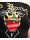 Ed Hardy Heart Flame Rhinestone Black Crop T-Shirt - Thumbnail image 4 of 5