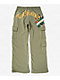 Ed Hardy Hello Sailor Green Cargo Sweatpants - Thumbnail image 2 of 4