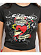 Ed Hardy Honor Heart Charcoal Crop T-Shirt - Thumbnail image 3 of 3