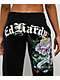 Ed Hardy Ice Flower Black Sweatpants - Thumbnail image 3 of 7