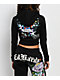 Ed Hardy Ice Flower Sunfade Black Zip Hoodie - Thumbnail image 2 of 4