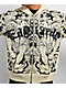 Ed Hardy Japan Lion 2fer Ivory & Black Boxy Zip Hoodie - Thumbnail image 3 of 6