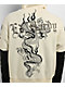 Ed Hardy Japan Lion 2fer Ivory & Black Boxy Zip Hoodie - Thumbnail image 4 of 6