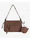 Ed Hardy Jeri Flap Brown Shoulder Bag - Thumbnail image 2 of 3