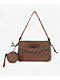 Ed Hardy Jeri Flap Brown Shoulder Bag - Thumbnail image 1 of 3
