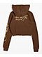Ed Hardy Koi Fish Cocoa Crop Zip Hoodie - Thumbnail image 6 of 6