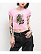 Ed Hardy Koi Rhinestone Pink Crop T-Shirt - Thumbnail image 1 of 3